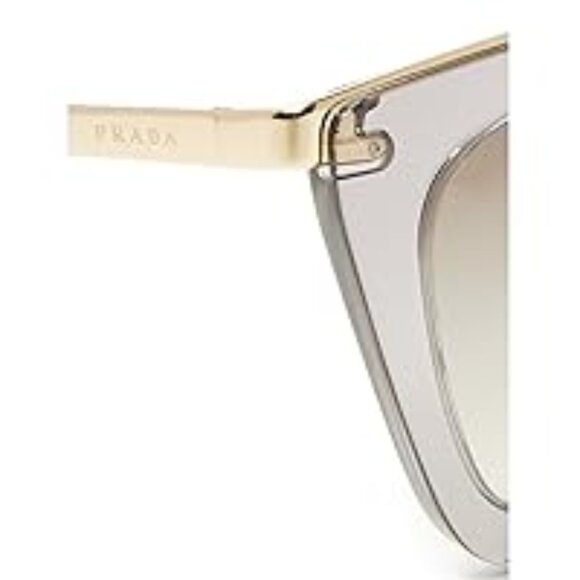 💪❌SOLD❌💪#35 NWT - Prada Women's Transparent Sunglasses, Transparent Grey/Grey - Picture 4 of 4